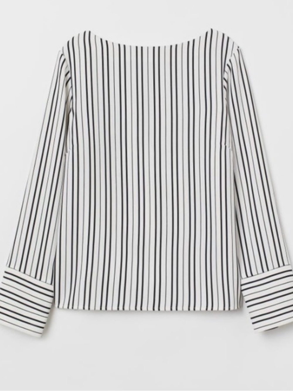 Women’s H&M Black and White Striped Blouse